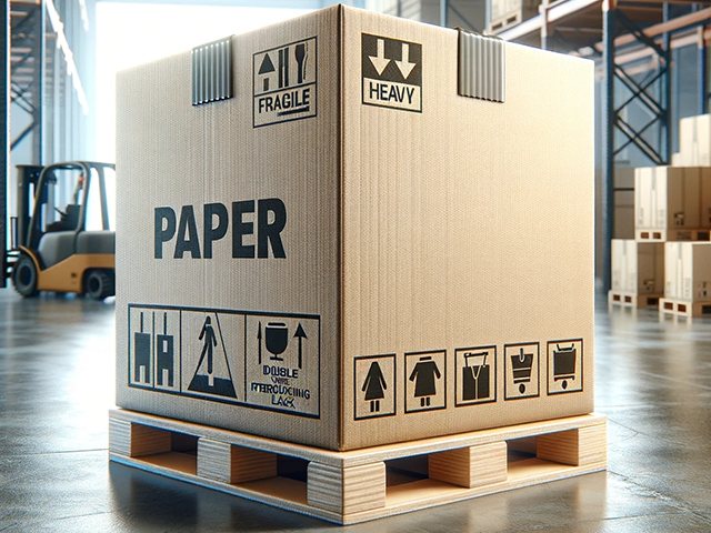 Classic Large Paper Moving Box with Handles