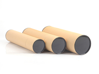 Tubos de correspondência com tampas para papel tamanho A3/A4